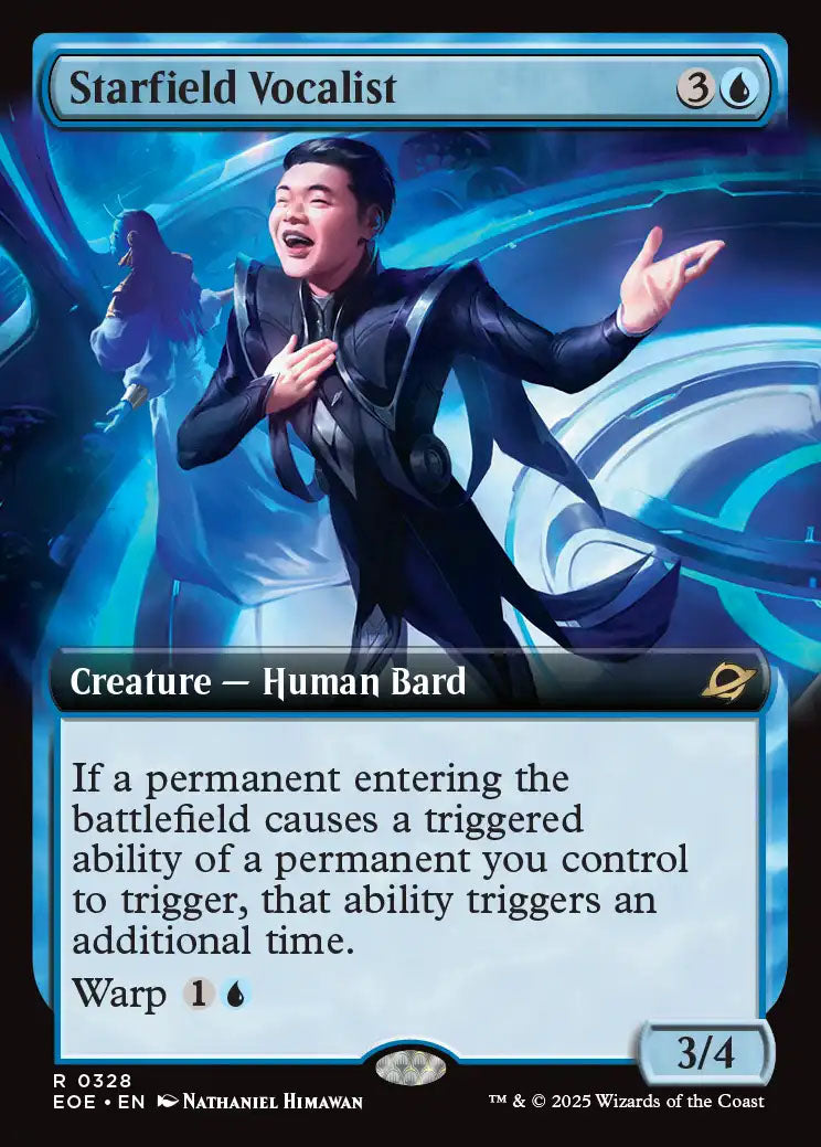 [Foil] EOE 328 Starfield Vocalist (0328 - Extended Art) R