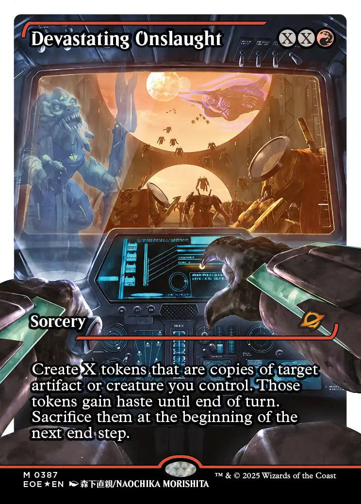 [Foil] EOE 387 Devastating Onslaught (0387 - Japan Showcase Fracture Foil) M