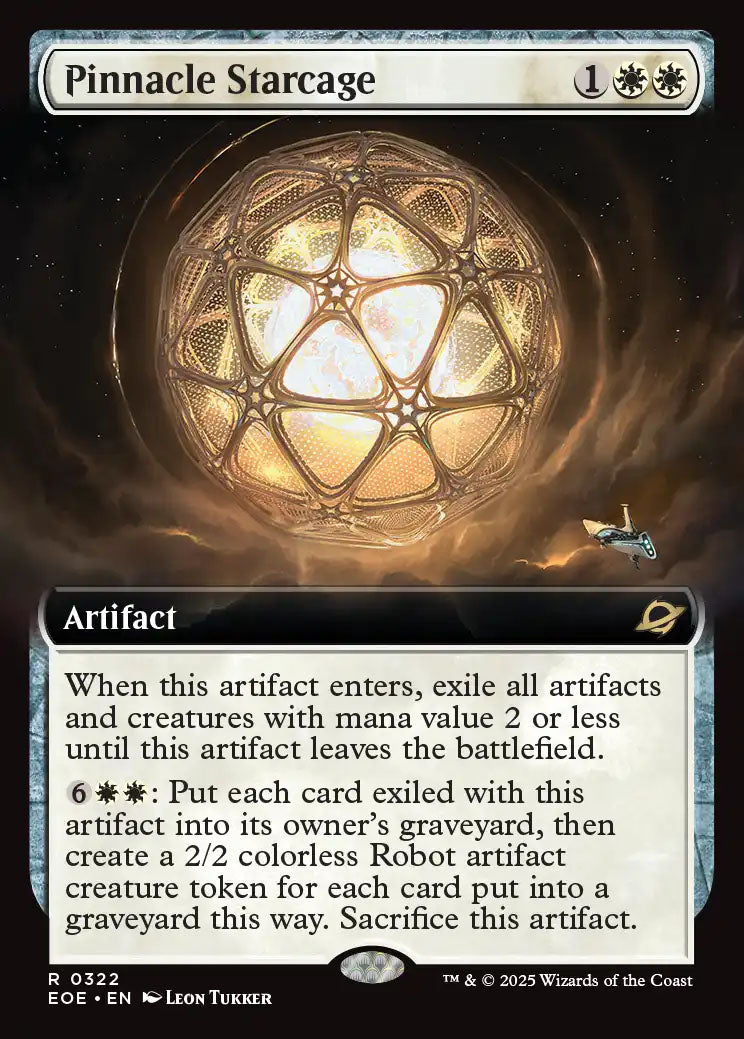 [Foil] EOE 322 Pinnacle Starcage (0322 - Extended Art) R