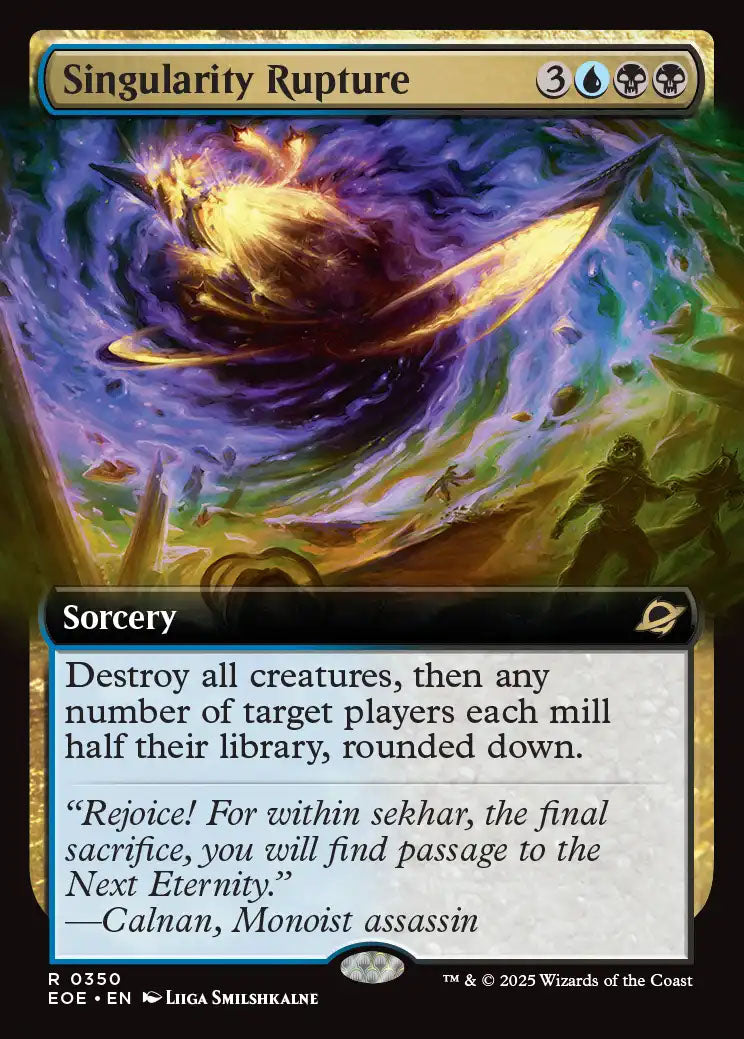[Foil] EOE 350 Singularity Rupture (0350 - Extended Art) R