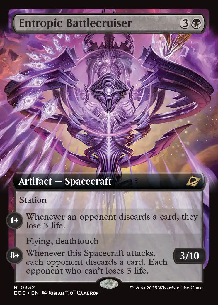 [Foil] EOE 332 Entropic Battlecruiser (0332 - Extended Art) R