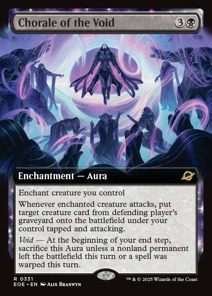 [Foil] EOE 331 Chorale of the Void (0331 - Extended Art) R