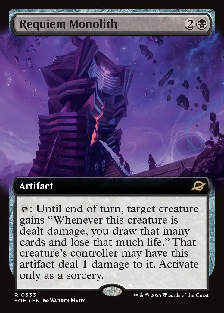 [Foil] EOE 333 Requiem Monolith (0333 - Extended Art) R