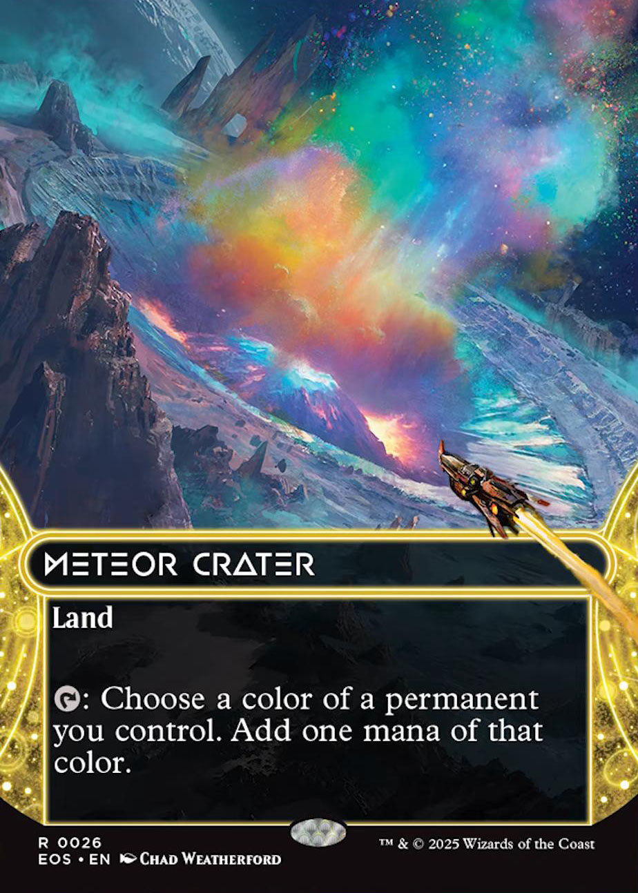 [Foil] EOS 026 Meteor Crater (0026 - Borderless) R