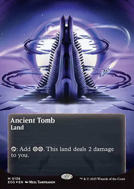 [Foil] EOS 136 Ancient Tomb (0136 - Borderless Poster Galaxy Foil) M