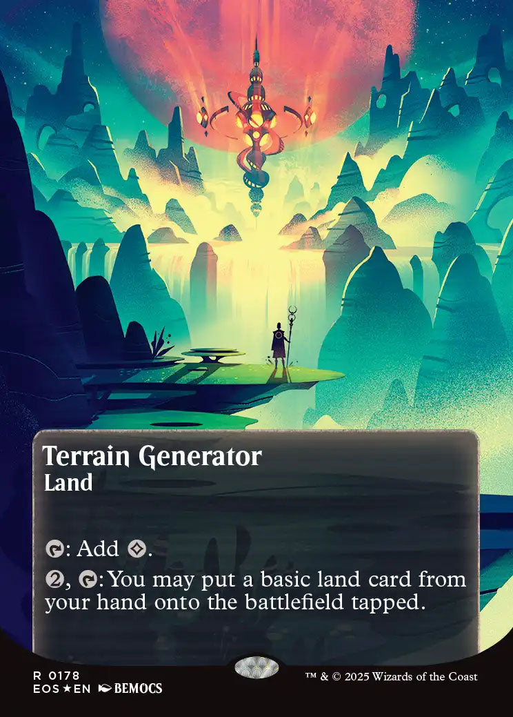 [Foil] EOS 178 Terrain Generator (0178 - Borderless Poster Galaxy Foil) R