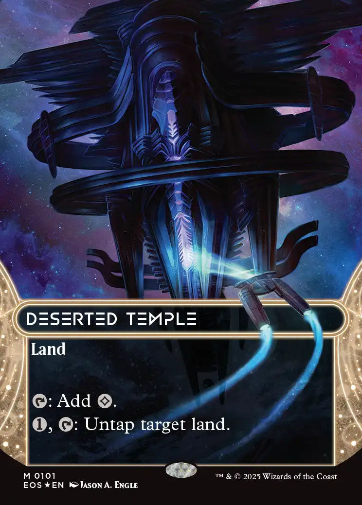 [Foil] EOS 101 Deserted Temple (0101 - Borderless Galaxy Foil) M