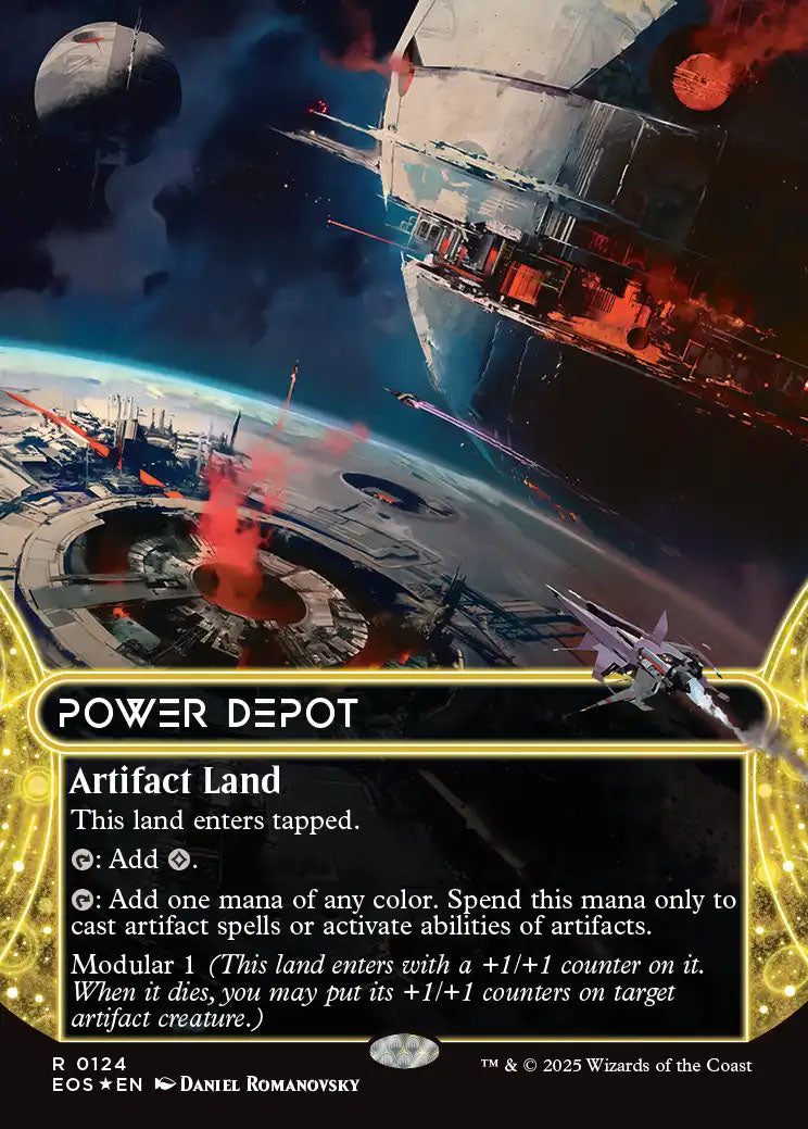 [Foil] EOS 124 Power Depot (0124 - Borderless Galaxy Foil) R