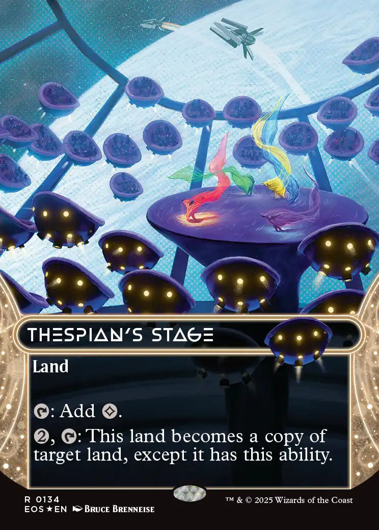 [Foil] EOS 134 Thespian's Stage (0134 - Borderless Galaxy Foil) R