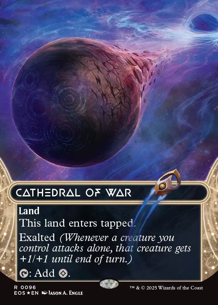 [Foil] EOS 096 Cathedral of War (0096 - Borderless Galaxy Foil) R