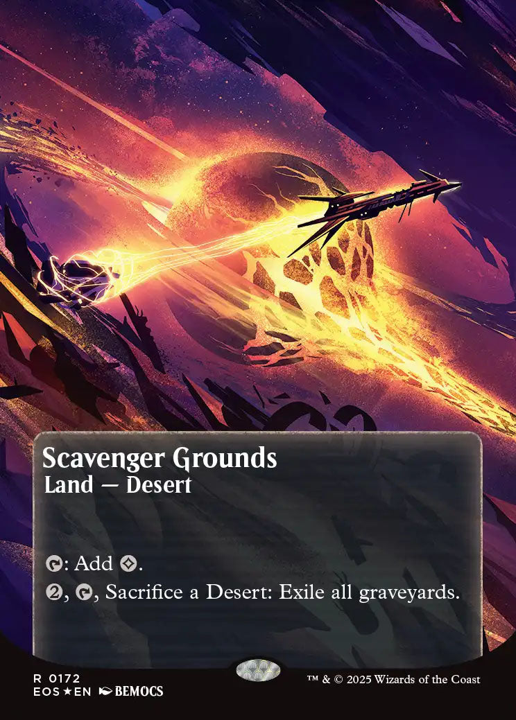 [Foil] EOS 172 Scavenger Grounds (0172 - Borderless Poster Galaxy Foil) R