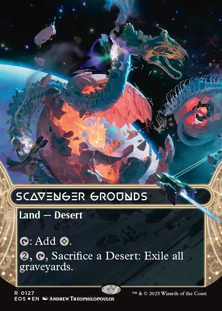 [Foil] EOS 127 Scavenger Grounds (0127 - Borderless Galaxy Foil) R
