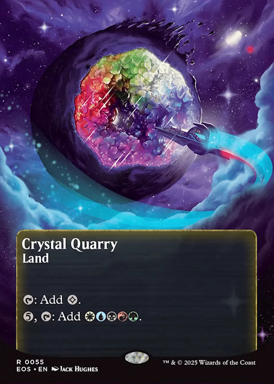 [Foil] EOS 055 Crystal Quarry (0055 - Borderless Poster) R
