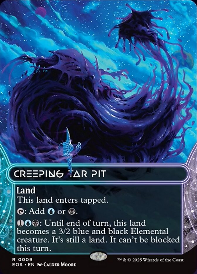 [Foil] EOS 009 Creeping Tar Pit (0009 - Borderless) R