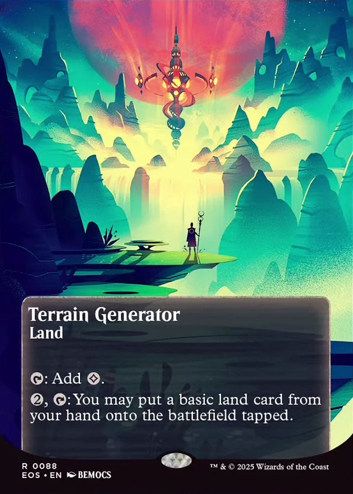 [Foil] EOS 088 Terrain Generator (0088 - Borderless Poster) R