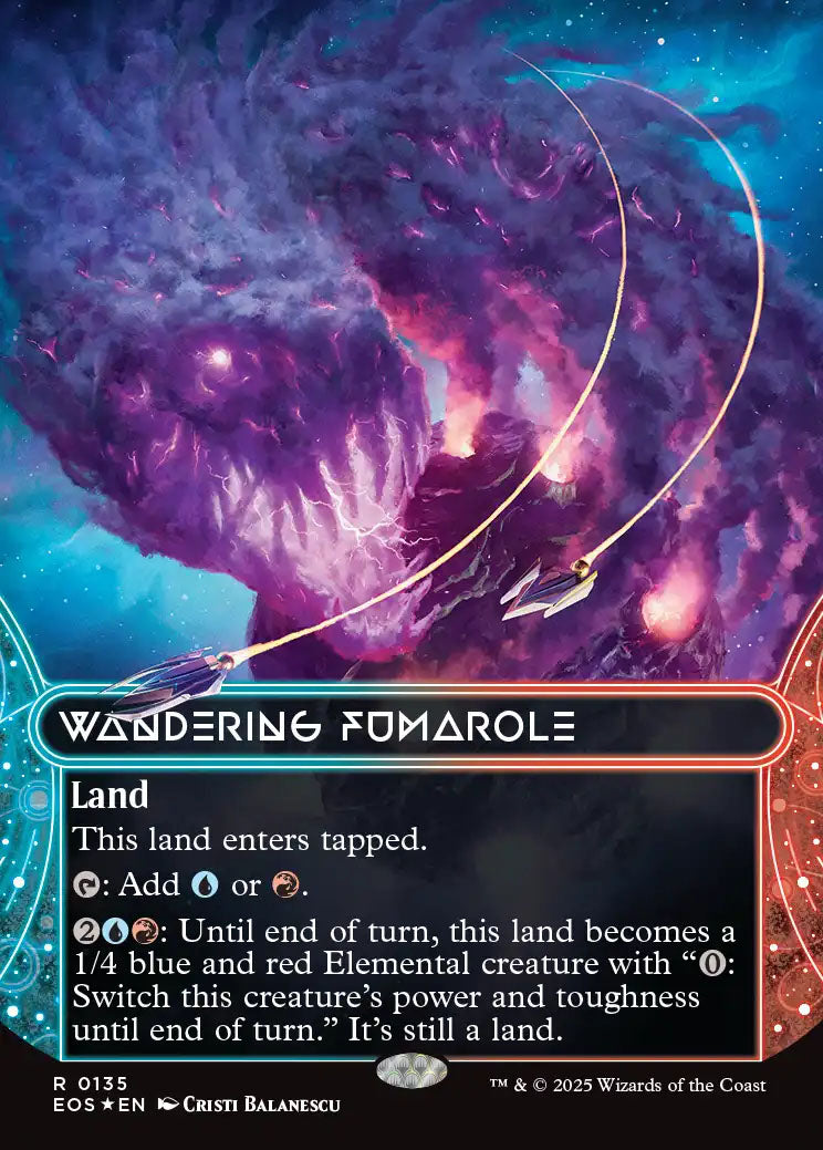 [Foil] EOS 135 Wandering Fumarole (0135 - Borderless Galaxy Foil) R