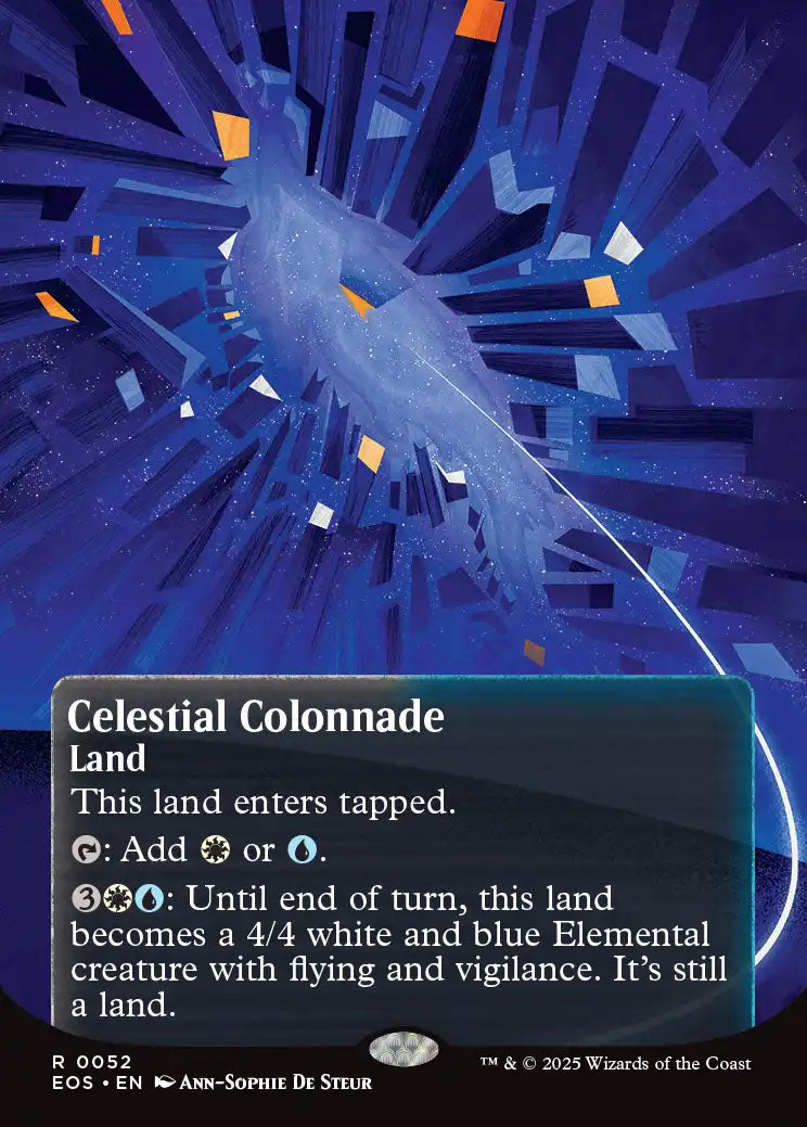 [Foil] EOS 052 Celestial Colonnade (0052 - Borderless Poster) R