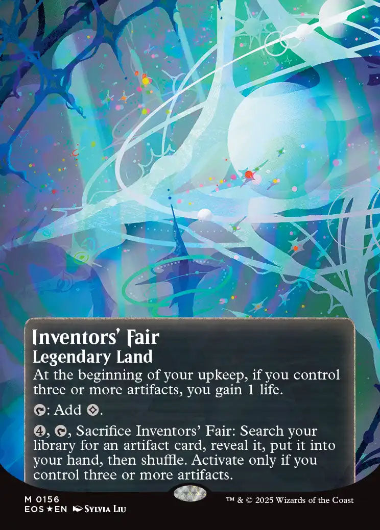 [Foil] EOS 156 Inventors' Fair (0156 - Borderless Poster Galaxy Foil) M