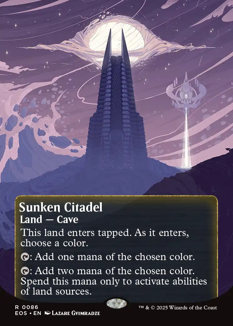 [Foil] EOS 086 Sunken Citadel (0086 - Borderless Poster) R
