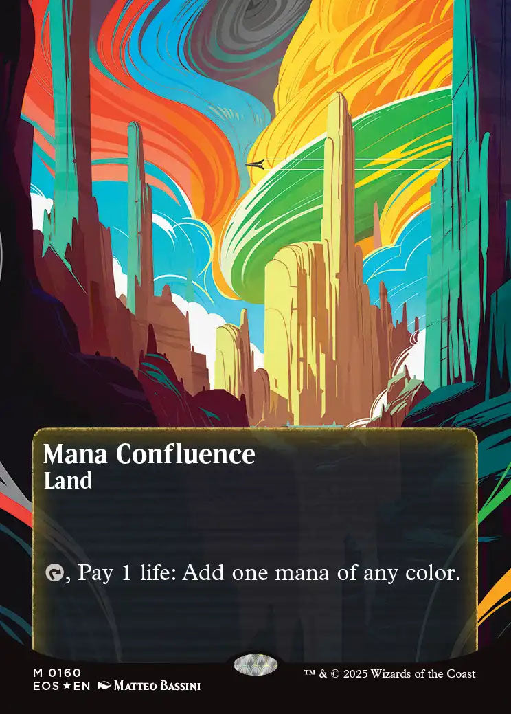 [Foil] EOS 160 Mana Confluence (0160 - Borderless Poster Galaxy Foil) M