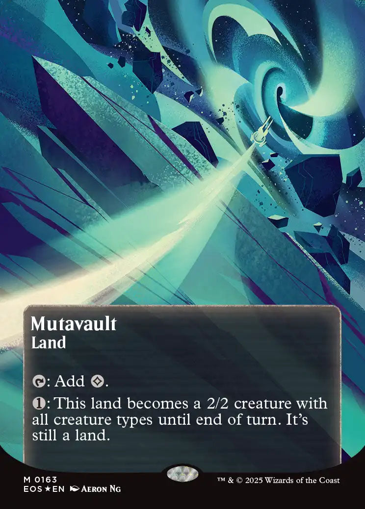 [Foil] EOS 163 Mutavault (0163 - Borderless Poster Galaxy Foil) M