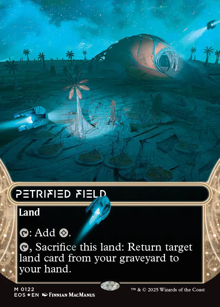 [Foil] EOS 122 Petrified Field (0122 - Borderless Galaxy Foil) M