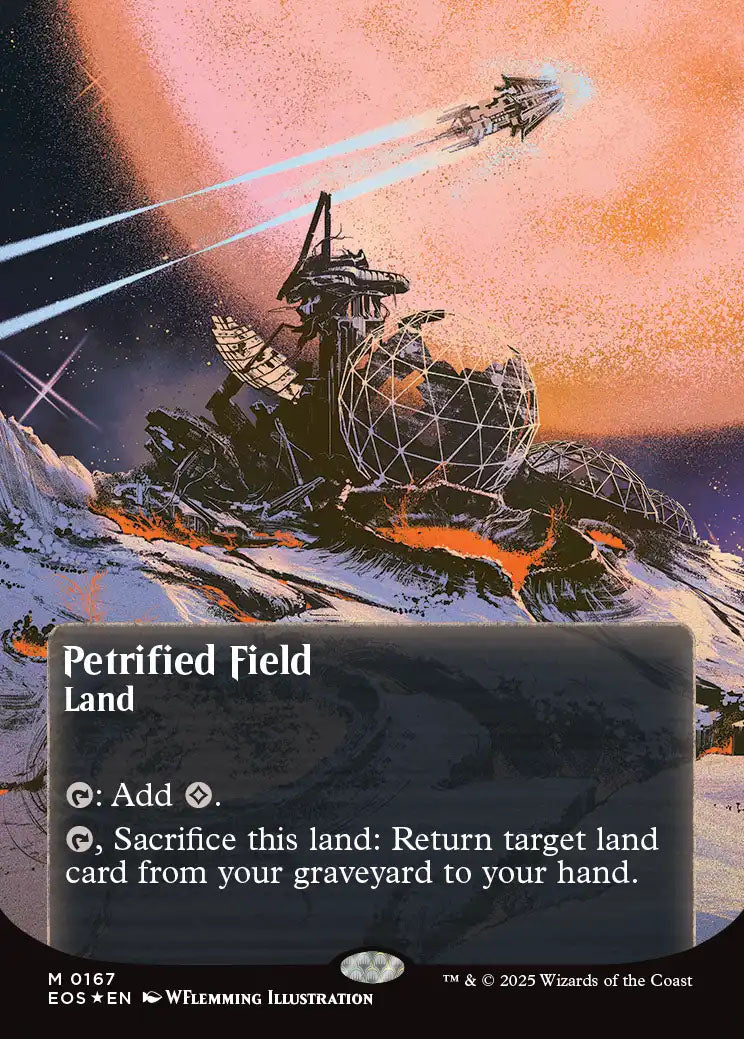 [Foil] EOS 167 Petrified Field (0167 - Borderless Poster Galaxy Foil) M