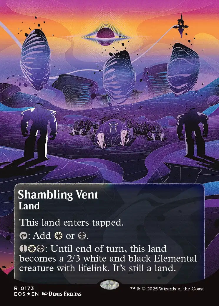 [Foil] EOS 173 Shambling Vent (0173 - Borderless Poster Galaxy Foil) R