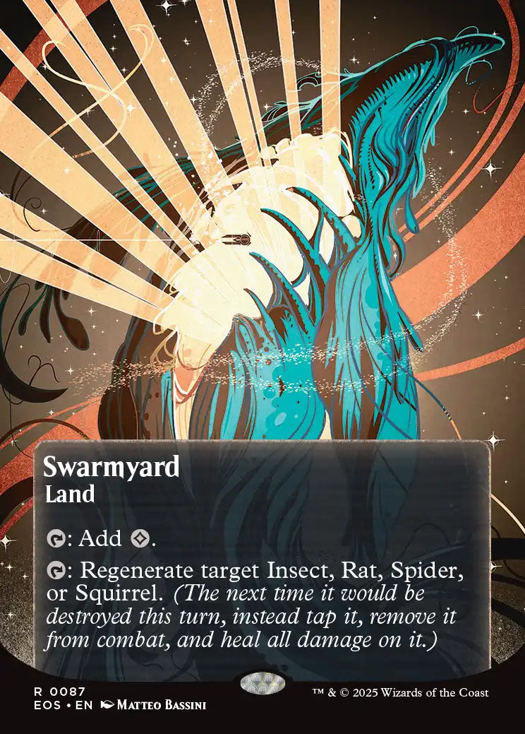 [Foil] EOS 087 Swarmyard (0087 - Borderless Poster) R