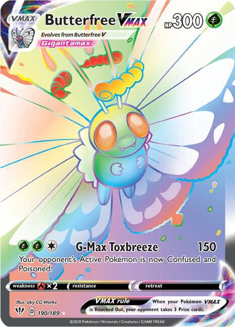 DAA 190/189 Butterfree VMAX SR