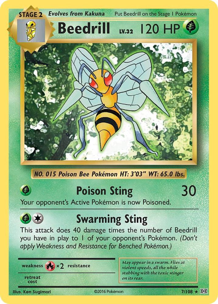 [Reverse Holo] EVO 7/108 Beedrill R