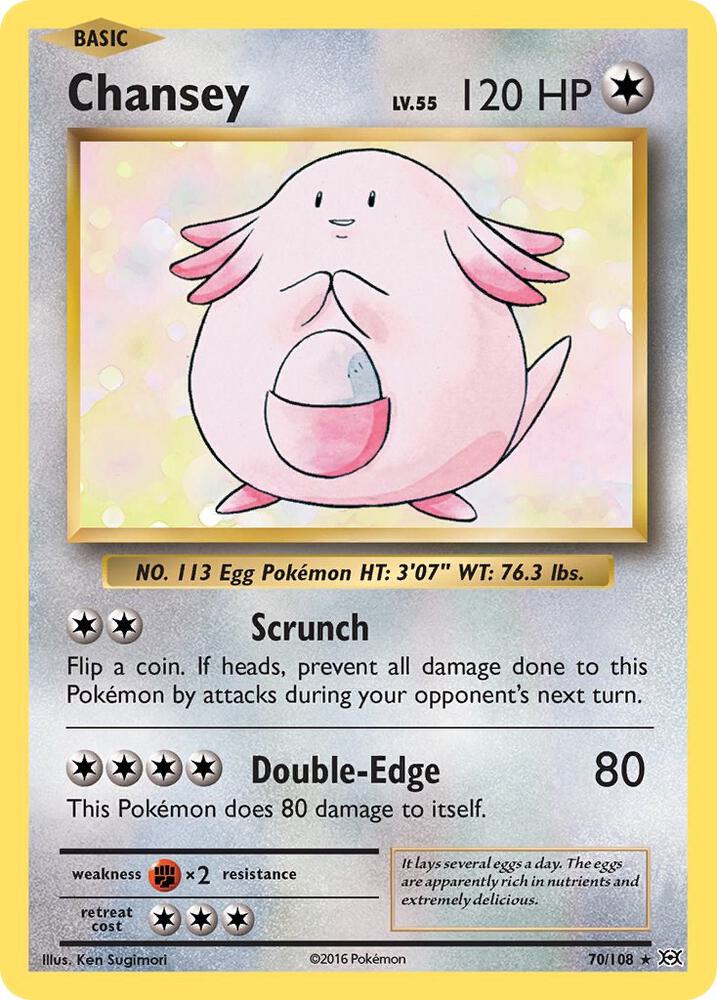 [Reverse Holo] EVO 70/108 Chansey RH