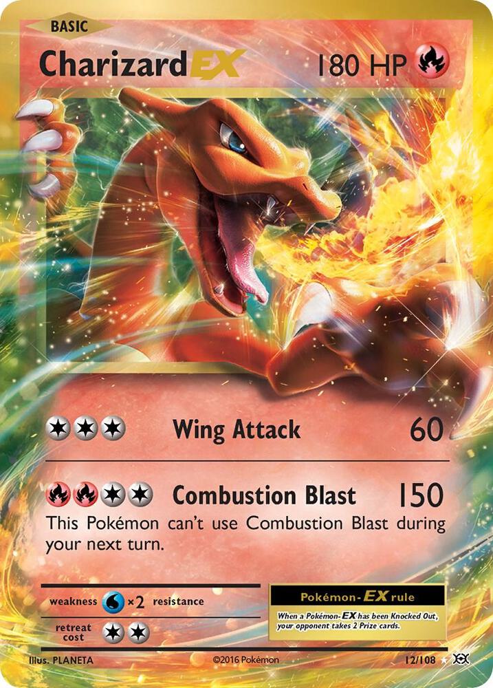 EVO 12/108 Charizard EX SR