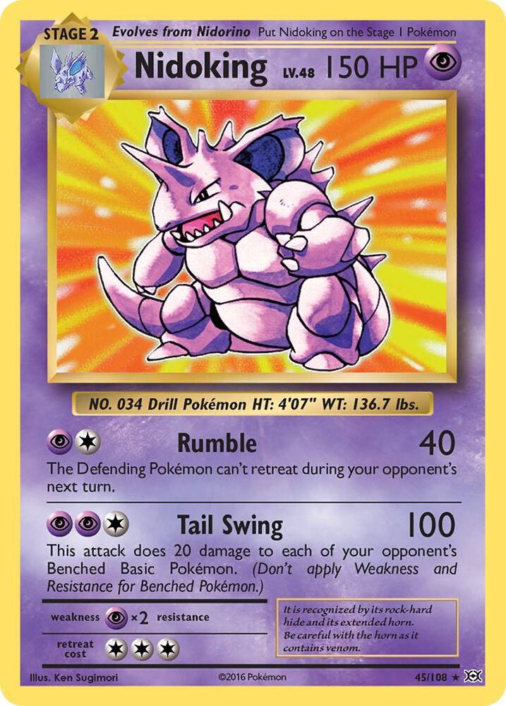 [Reverse Holo] EVO 45/108 Nidoking RH
