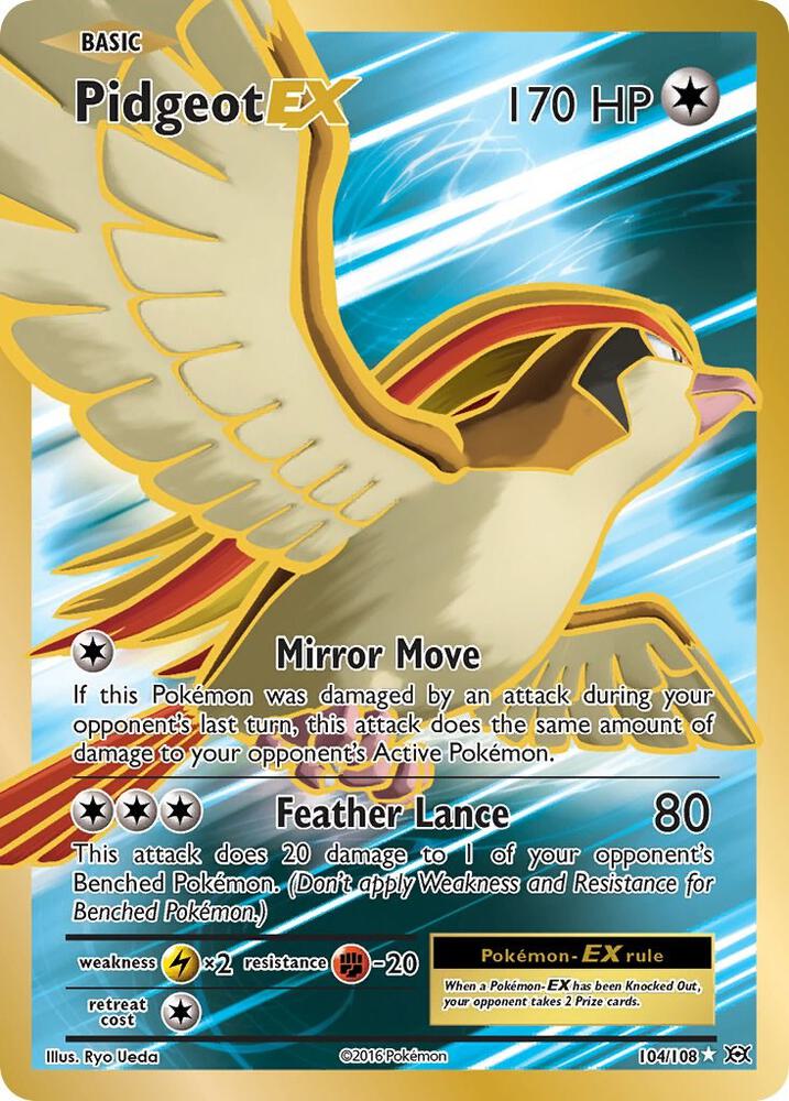 EVO 104/108 Pidgeot EX SR