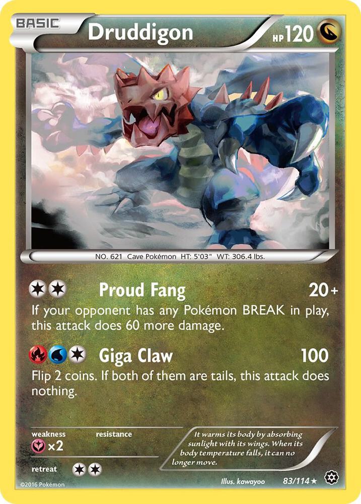 [Reverse Holo] STS 83/114 Druddigon R