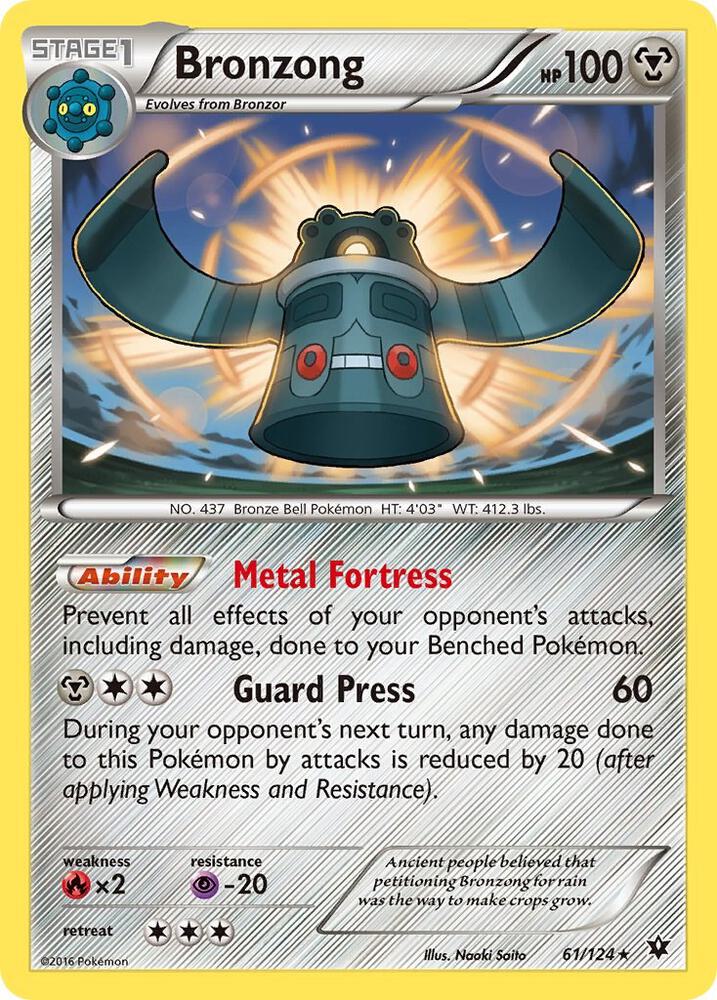 [Reverse Holo] FCO 61/124 Bronzong R