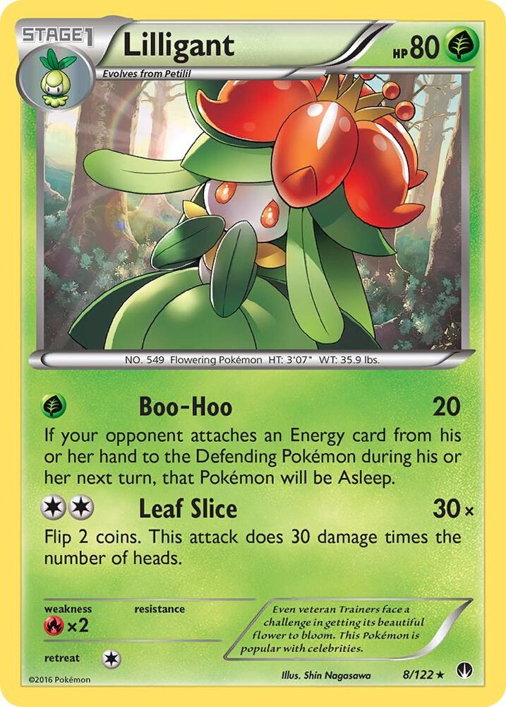 [Reverse Holo] BKP 8/122 Lilligant R