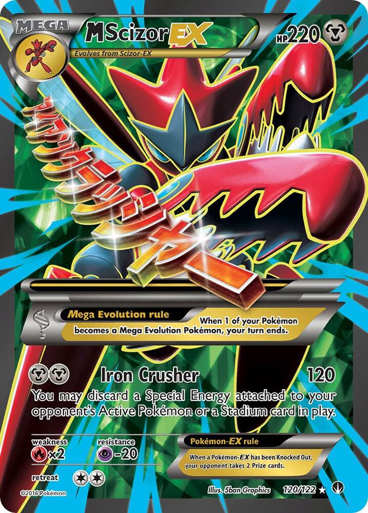 BKP 120/122 M Scizor EX SR