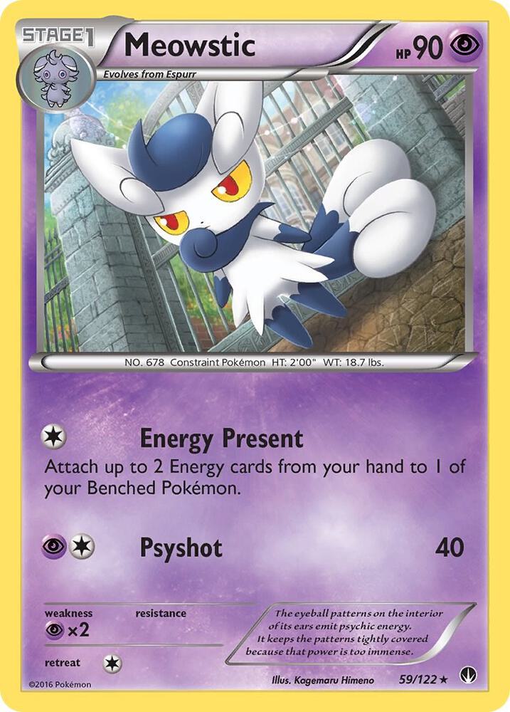 [Reverse Holo] BKP 59/122 Meowstic R