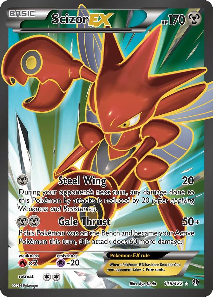 BKP 119/122 Scizor EX SR