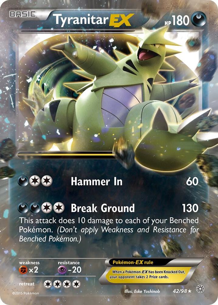 AOR 42/98 Tyranitar EX SR