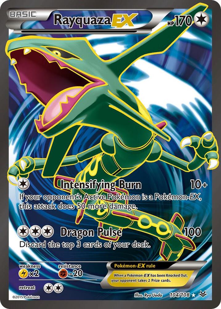 ROS 104/108 Rayquaza EX SR