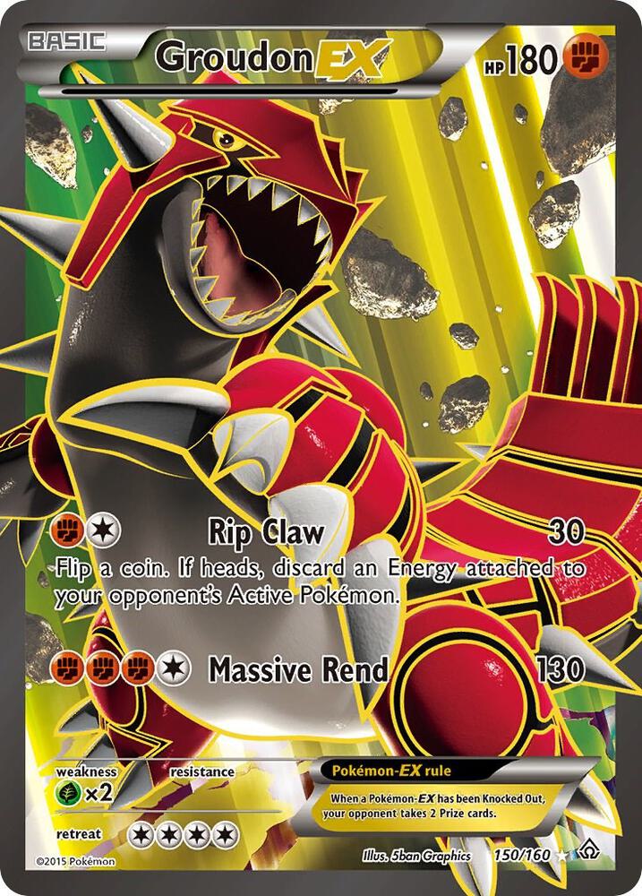 PRC 150/160 Groudon EX SR