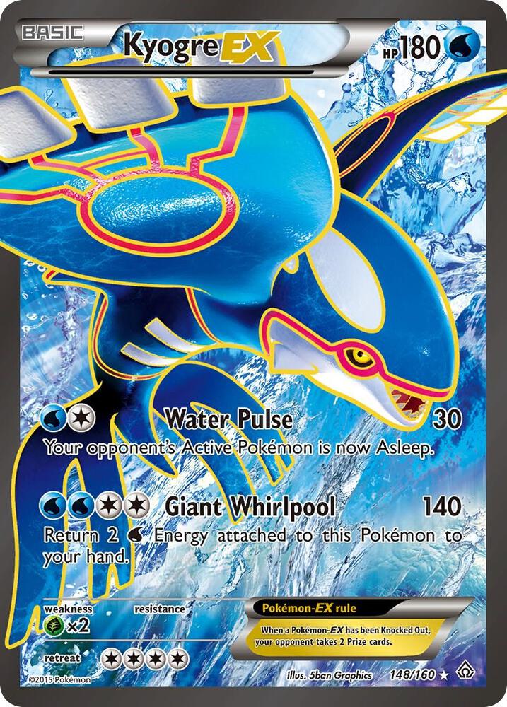 PRC 148/160 Kyogre EX SR