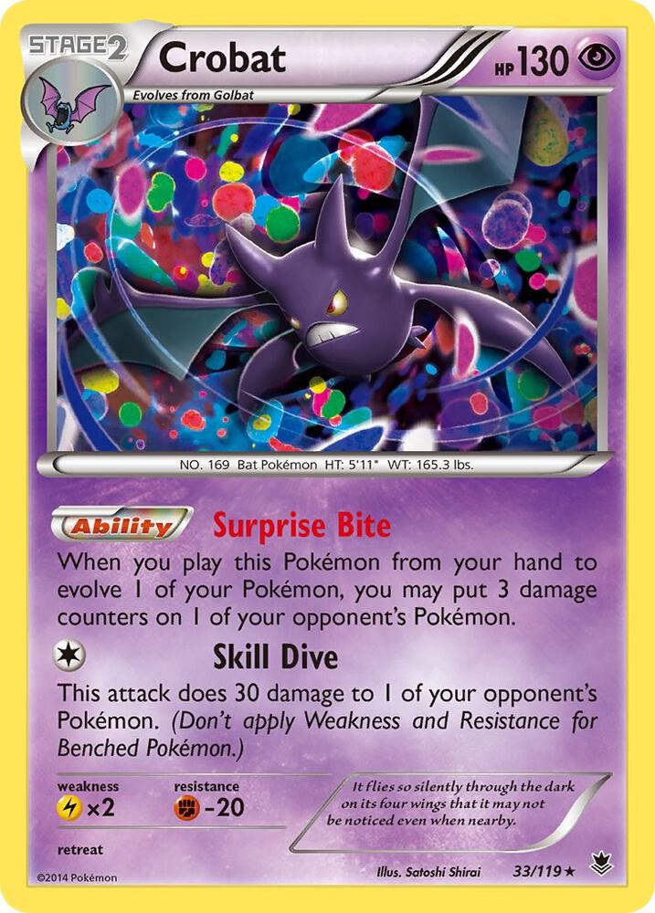 [Reverse Holo] PHF 33/119 Crobat R