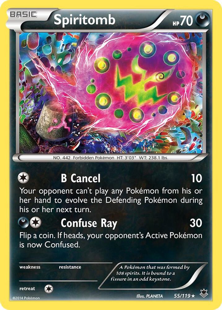 [Reverse Holo] PHF 55/119 Spiritomb R