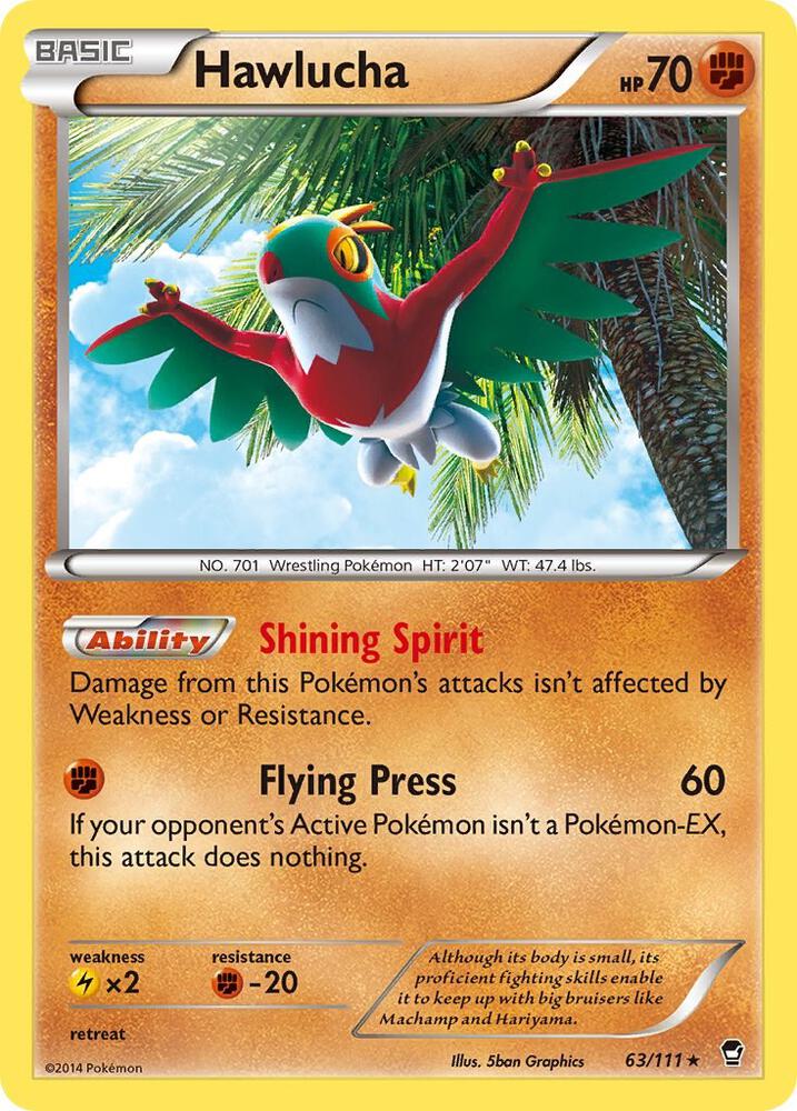 [Reverse Holo] FFI 63/111 Hawlucha RH