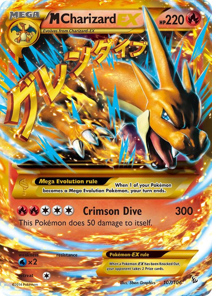 FLF 107/106 M Charizard EX SR