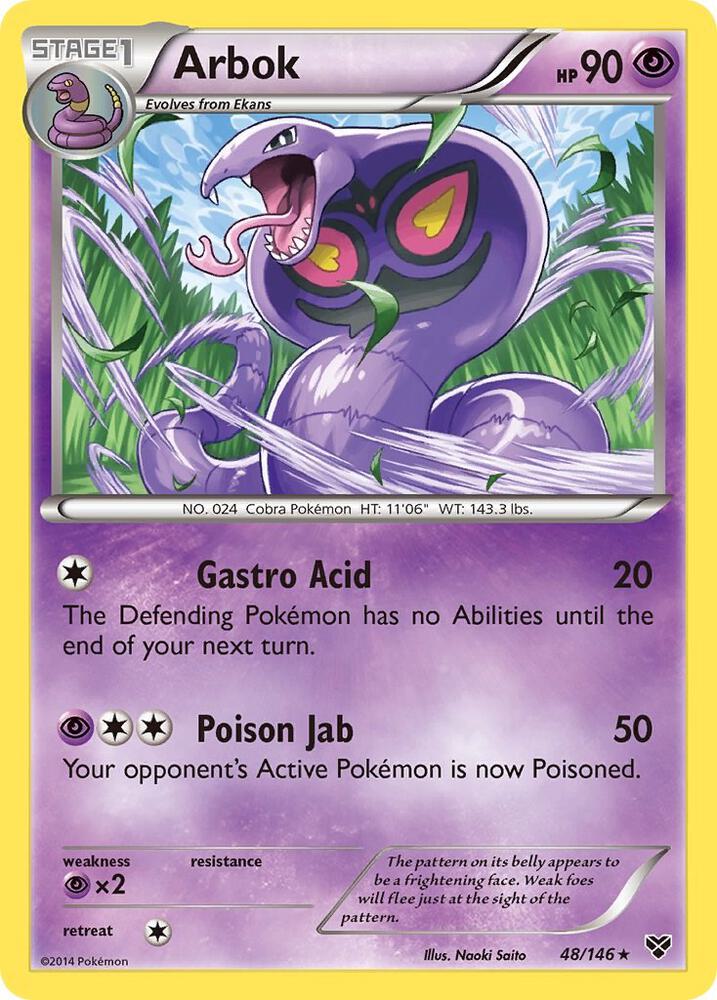 [Reverse Holo] XY 48/146 Arbok R